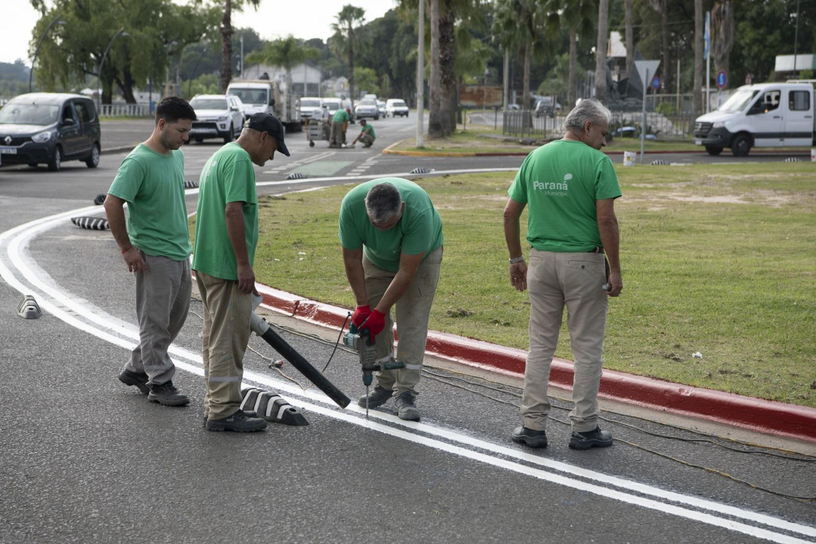 La ciclovía de la Costanera cambia de lado