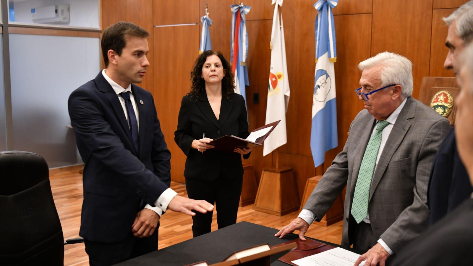 Gerardo Ríos asumió como juez de Paz de Villa Urquiza