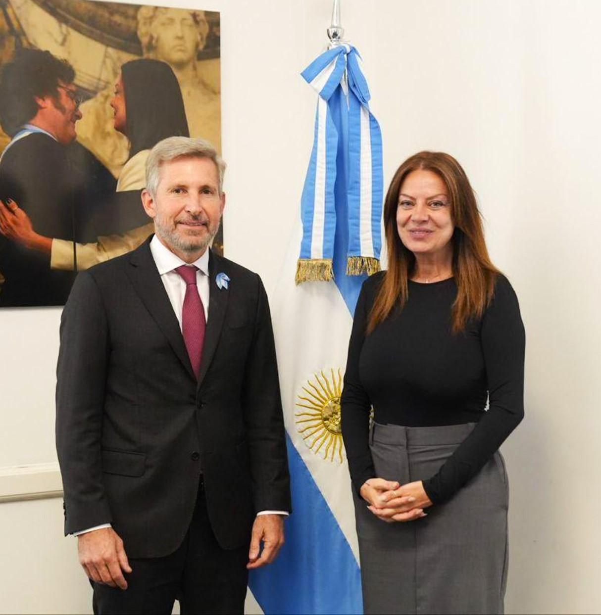 Frigerio se reunió con la Ministra Petovello para avanzar en la gestión por los fondos previsionales de la provincia