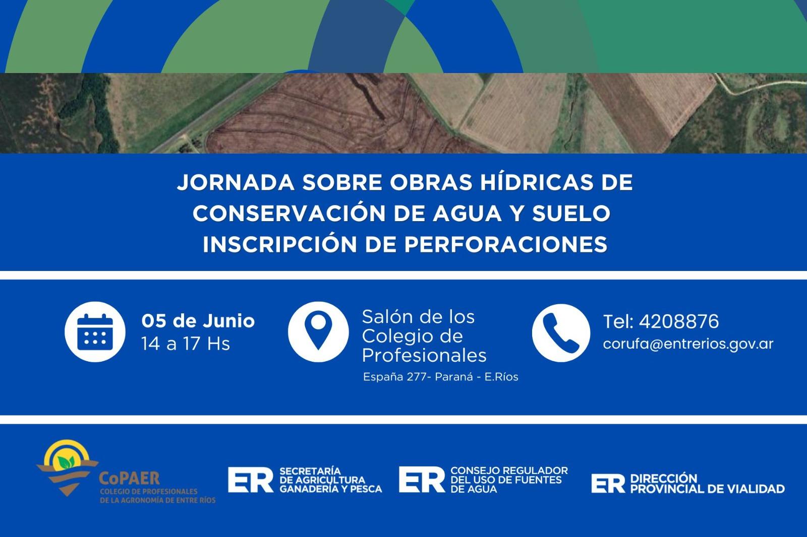 Se realizará una jornada de capacitación sobre las obras hídricas privadas, para frenar los anegamientos en zonas rurales