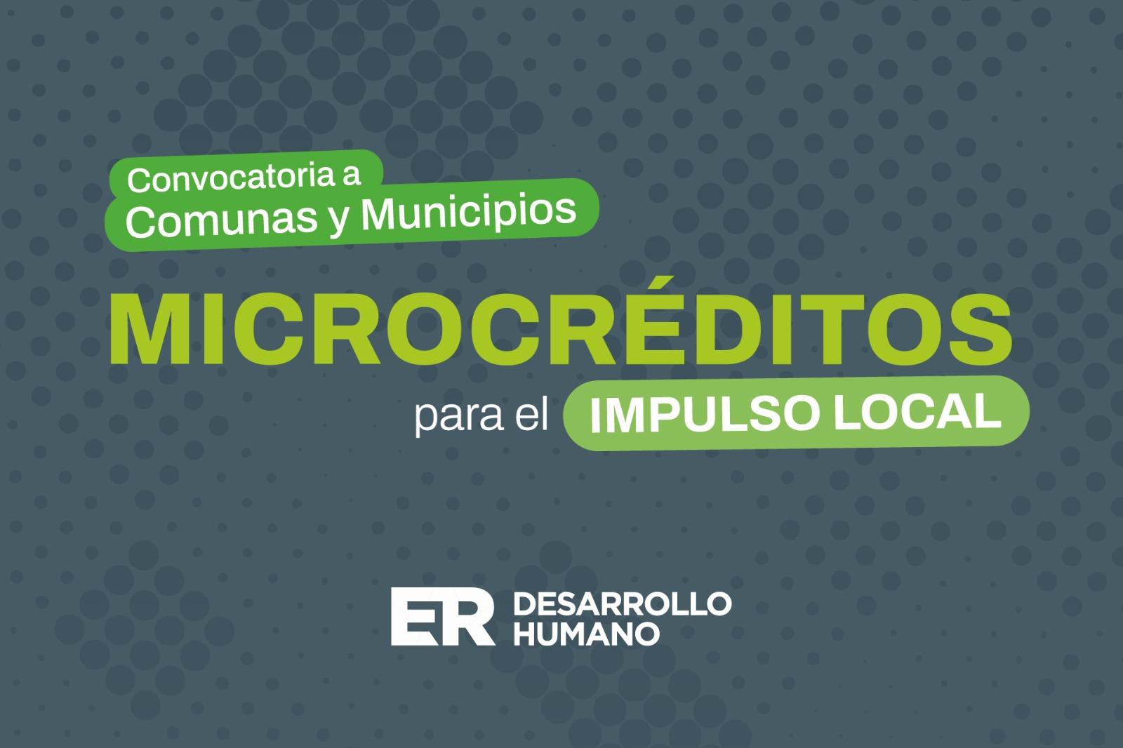 Abren registro para que municipios y comunas gestionen microcréditos locales