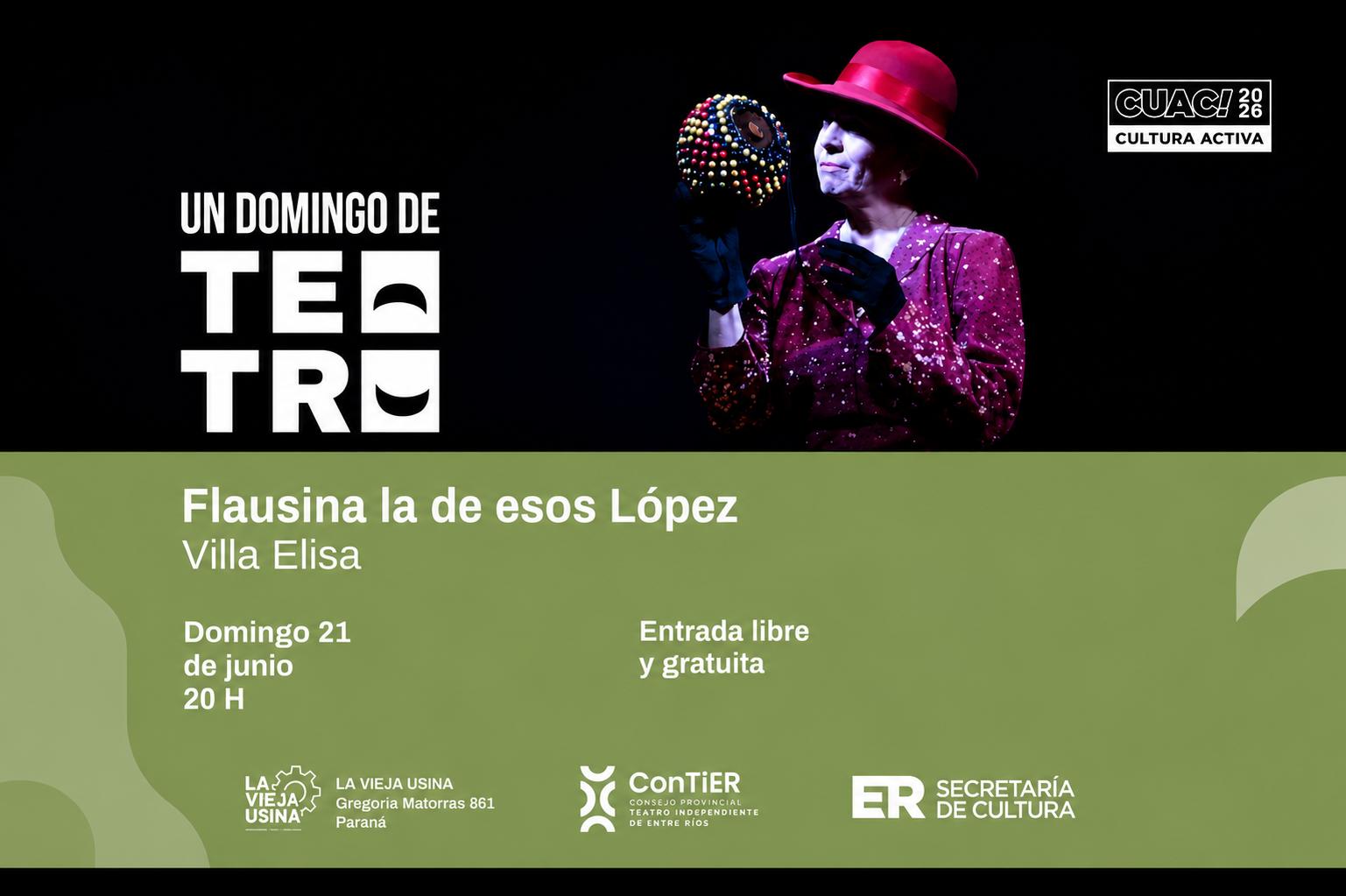 Teatro independiente y gratuito en la Vieja Usina