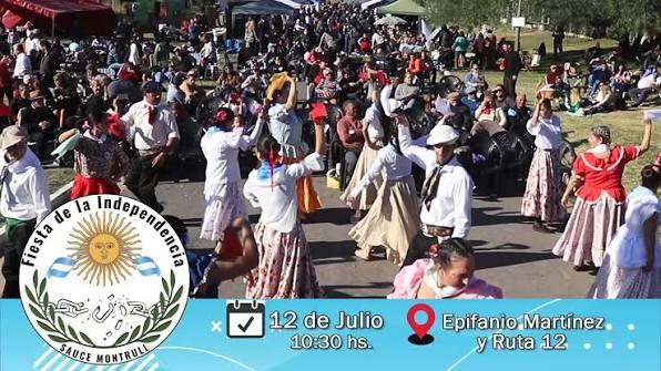 Sauce Montrull se prepara para la 3ª Fiesta Regional de la Independencia: música, gastronomía y más de 80 emprendedores