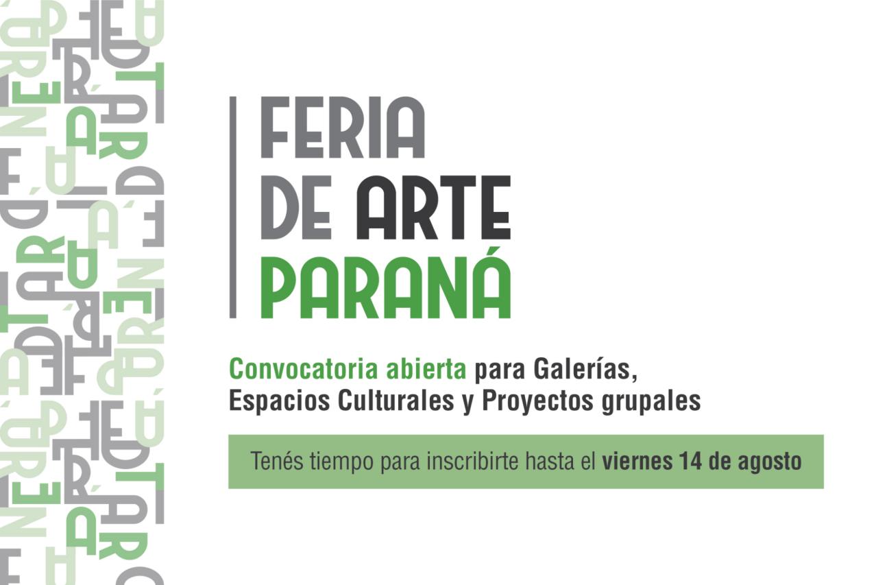 Abrieron la convocatoria para participar de la Feria de Arte Paraná 2026