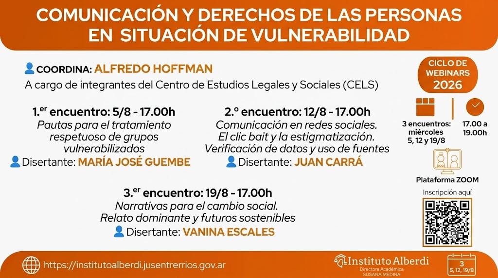 Comienzan capacitaciones virtuales sobre el tratamiento respetuoso de la información, para abogados, comunicadores y agentes judiciales
