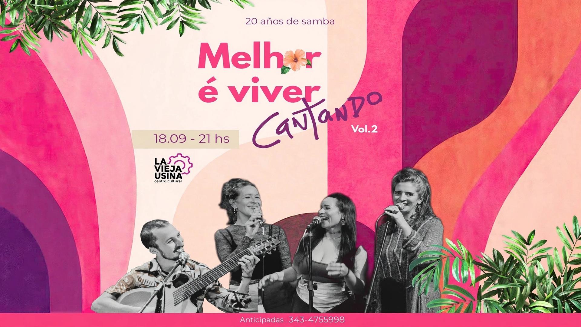 Samba Na Esquina anticipa la primavera con “Melhor é viver cantando / Vol. 2”
