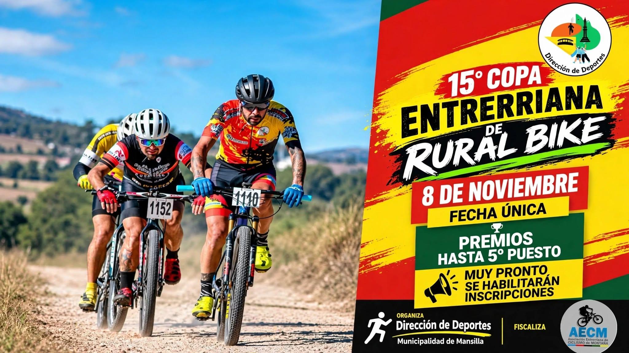 Gobernador Mansilla se prepara para recibir la 15ª Copa Entrerriana de Rural Bike