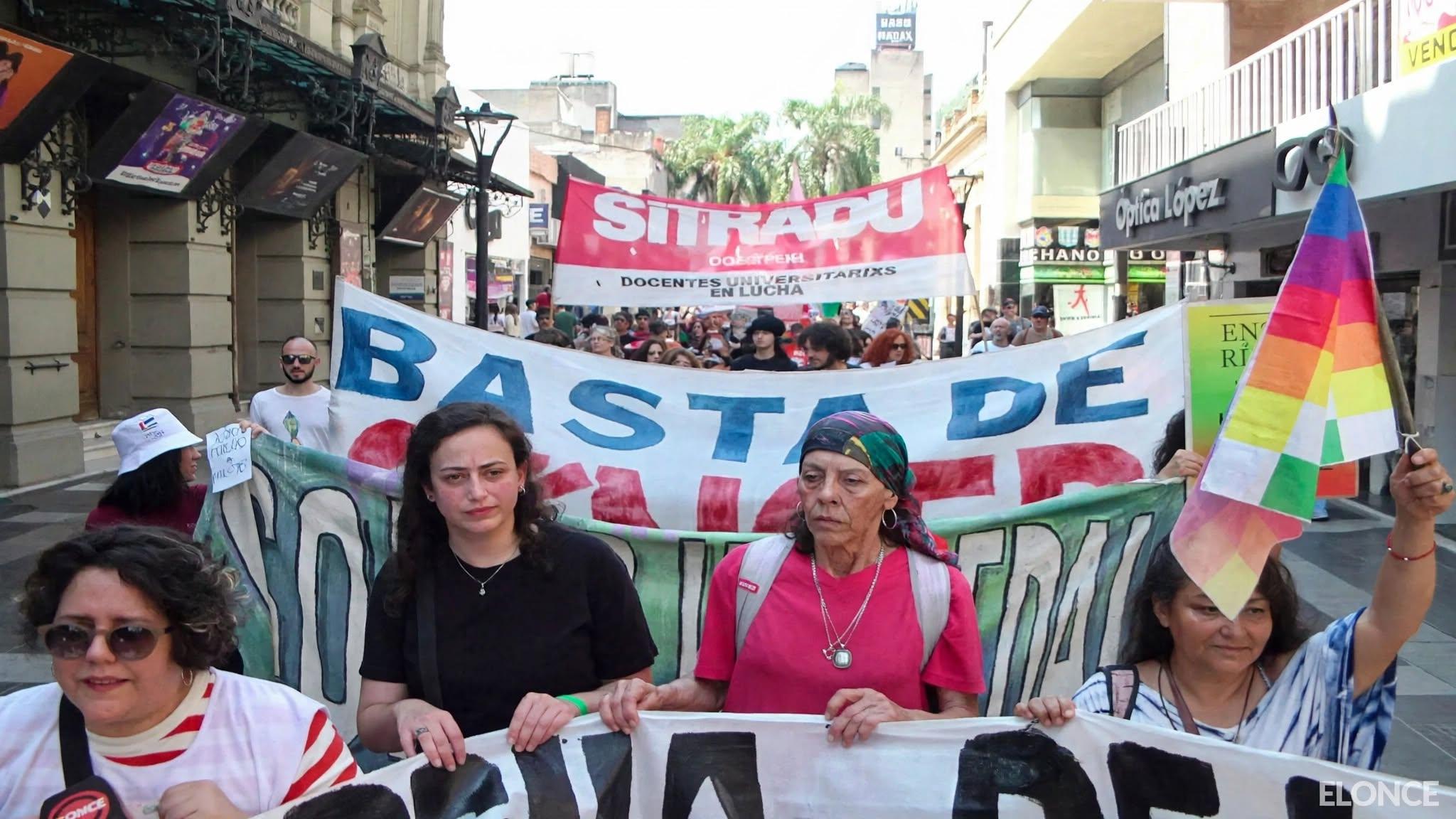 La “Marcha de la Bronca” se replicó en todo el país con eje en el rechazo al ajuste