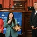 Diputados homenajeó a Julia Calleros Arrecous y tomó juramento a su reemplazante