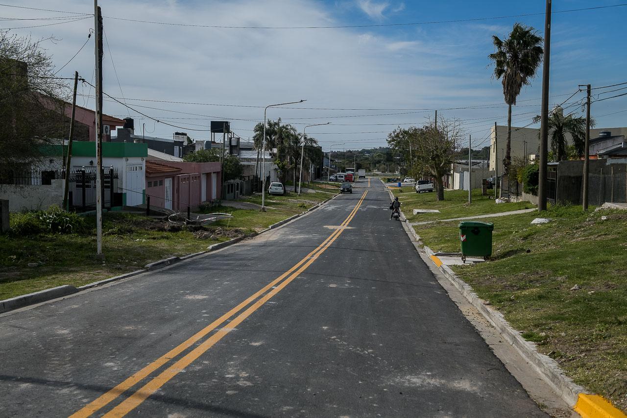Finalizaron las obras en calle Gobernador Manuel Crespo de Paraná