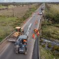 Avanzan las obras de recuperación en seis rutas y un acceso de Entre Ríos en un 62%