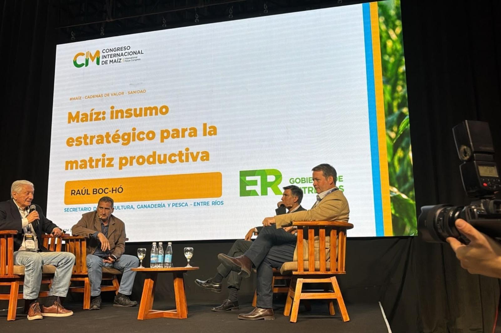 Entre Ríos llevó al Congreso Internacional de Maíz los desafíos de una cadena clave para su producción