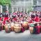El Contrafestejo celebró sus 25 años con tambores, baile y una Plaza San Miguel tomada por el ritmo