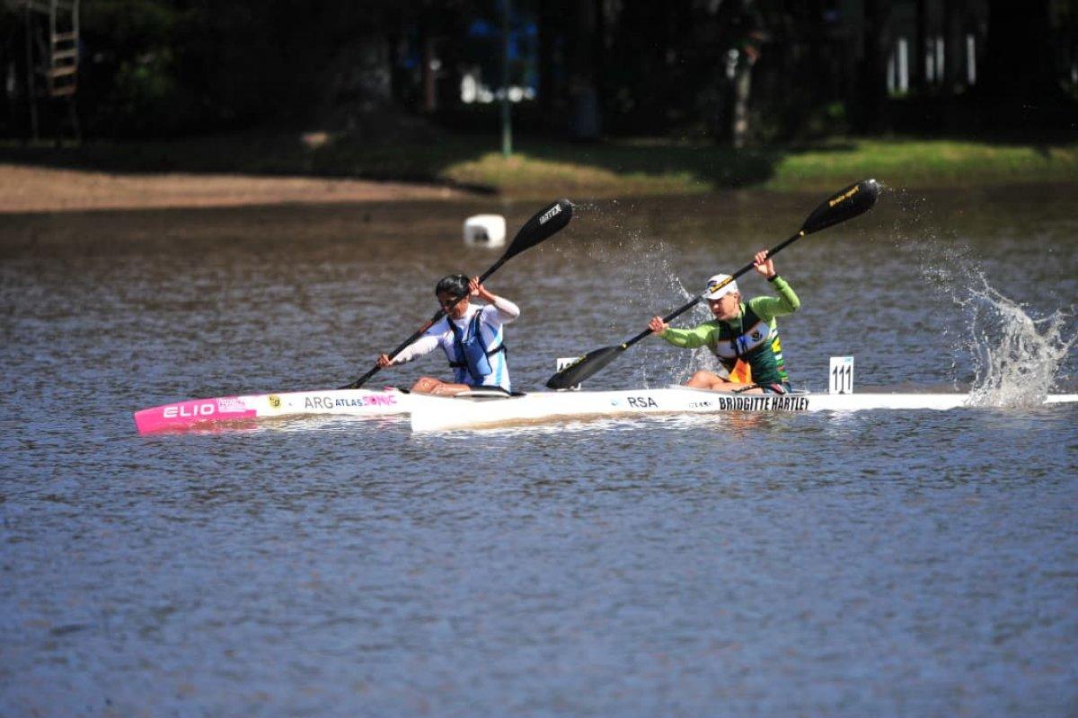 El Mundial de Canotaje Maratón arrancó en Gualeguaychú con podio local y gran expectativa por la jornada de hoy