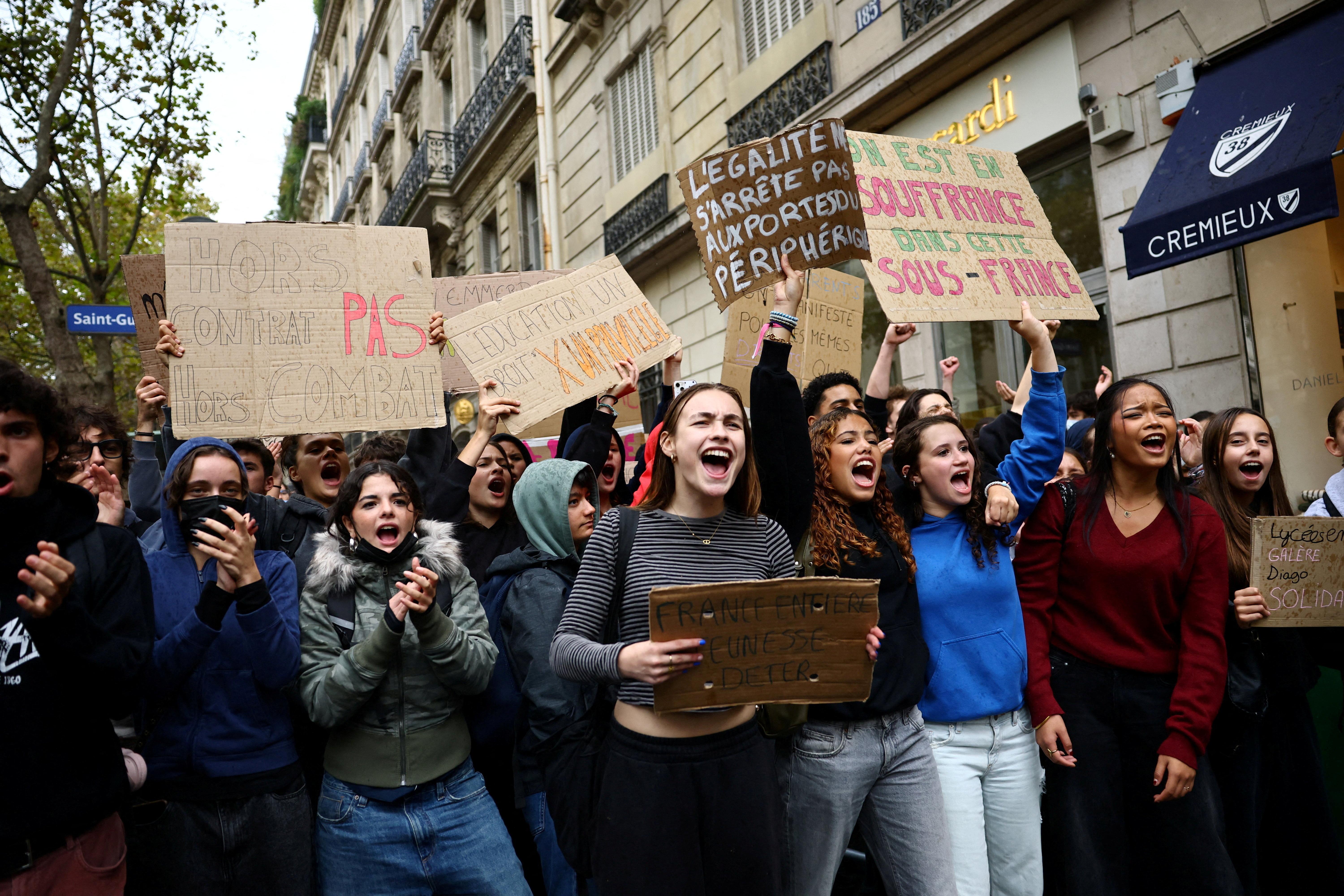 Otro sábado de protestas en España, Francia, Italia y otros países de Europa