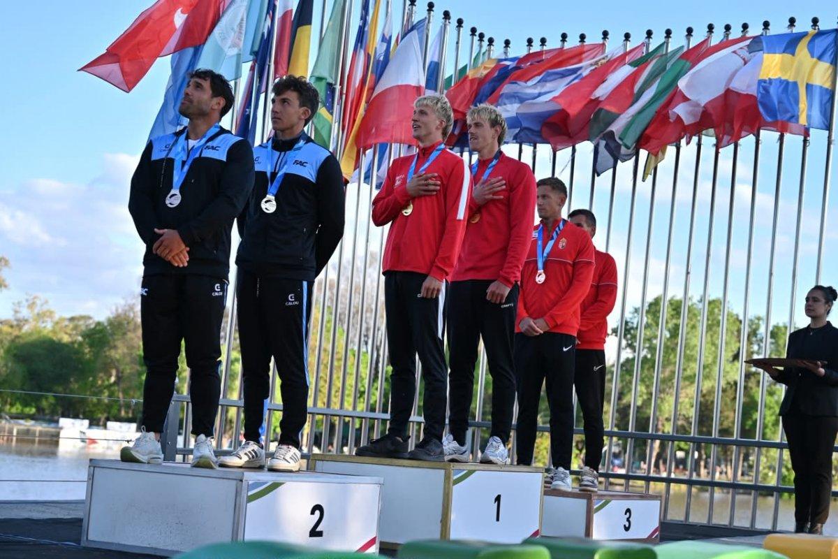Ratto y Cáceres, subcampeones del mundo: Gualeguaychú cerró el Mundial de Canotaje con una alegría argentina